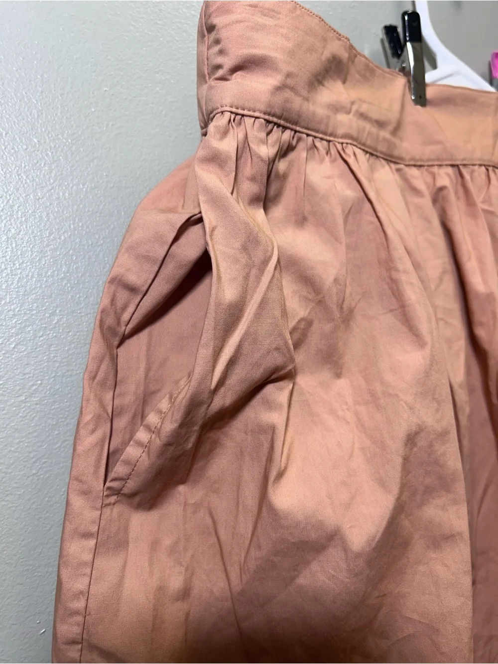 a new day Peach Tiered Maxi Skirt